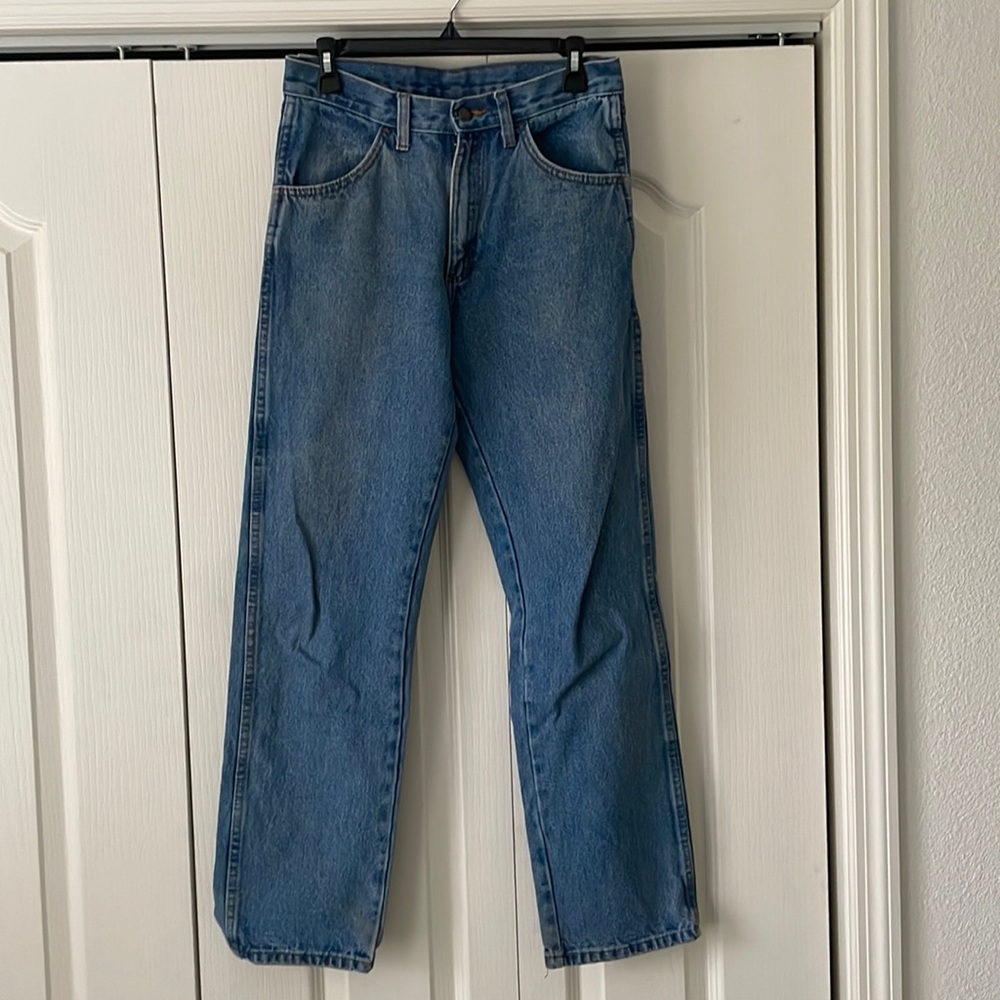 Rustler vintage blue jeans straight leg